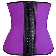 NINGMI Rubber Body shaper for women sexy Shapewear Waist Trainer Cincher latex Shaper Burning Slimming waist Belt Corset Bustier voguable