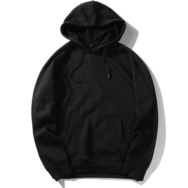 Voguable Brand Men Hoodie Sweatshirt Spring and Autumn Men Hoodie Sweatshirt Men's Solid Color Long Sleeve Hoodie Couple Hoodies voguable