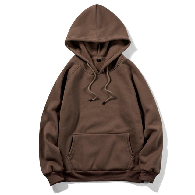 Voguable Brand Men Hoodie Sweatshirt Spring and Autumn Men Hoodie Sweatshirt Men's Solid Color Long Sleeve Hoodie Couple Hoodies voguable