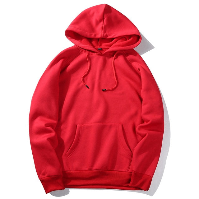 Voguable Brand Men Hoodie Sweatshirt Spring and Autumn Men Hoodie Sweatshirt Men's Solid Color Long Sleeve Hoodie Couple Hoodies voguable
