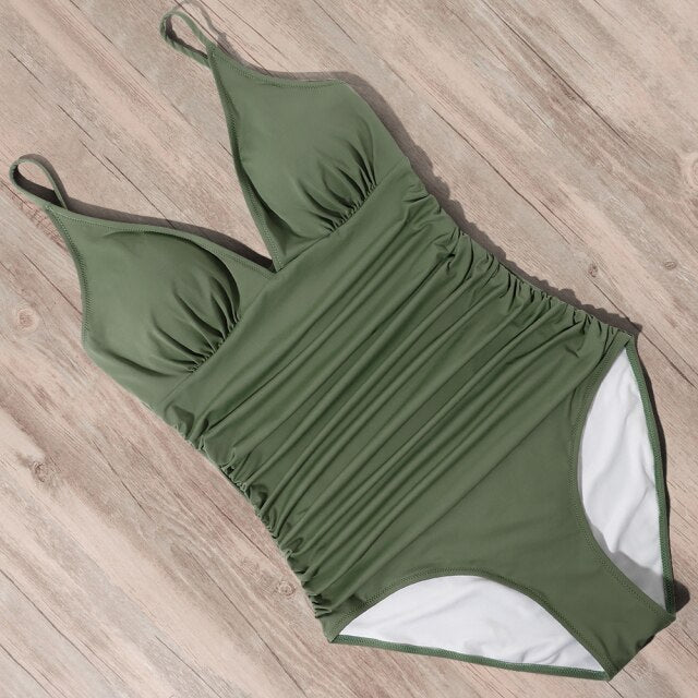 RUUHEE Push up Swimwear One Piece Swimsuit Women Black Bathing Suit Halter Top Swimming Suit Summer Beach Wear Monokini 2021 voguable