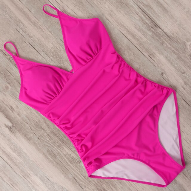 RUUHEE Push up Swimwear One Piece Swimsuit Women Black Bathing Suit Halter Top Swimming Suit Summer Beach Wear Monokini 2021 voguable