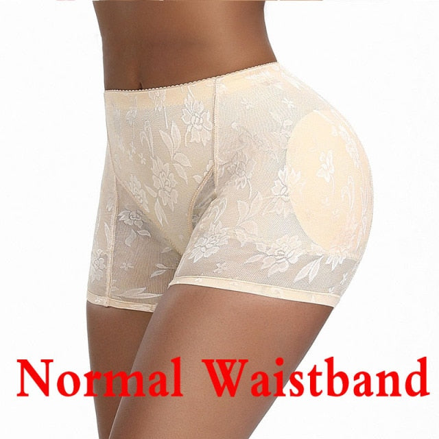 GUUDIA High Waist Trainer Body Shaper Panties Hip Butt Padded Panty Butt Lifter Hip Enhancer Thick Waistband Lace Shapers Women voguable