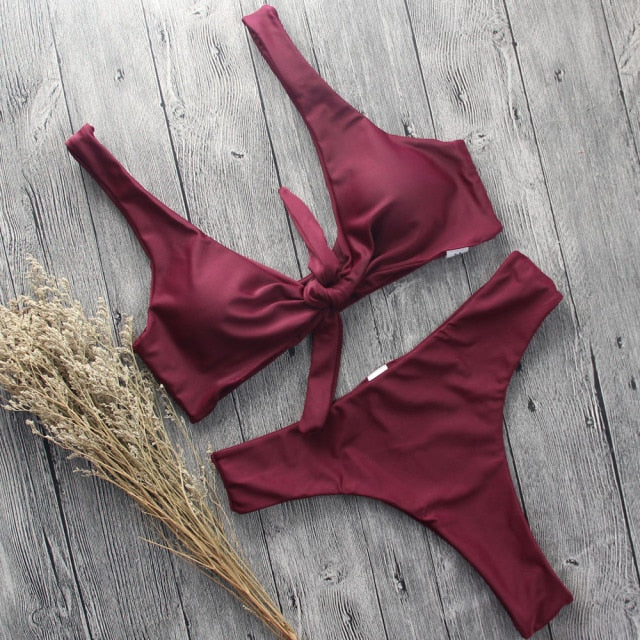Bandage Sexy Brazilian Bikini Biquini Praia Swimwear Women Hot Swimsuit Traje De Bano Mujer Maillot Femme Monokini Badpak Dames voguable