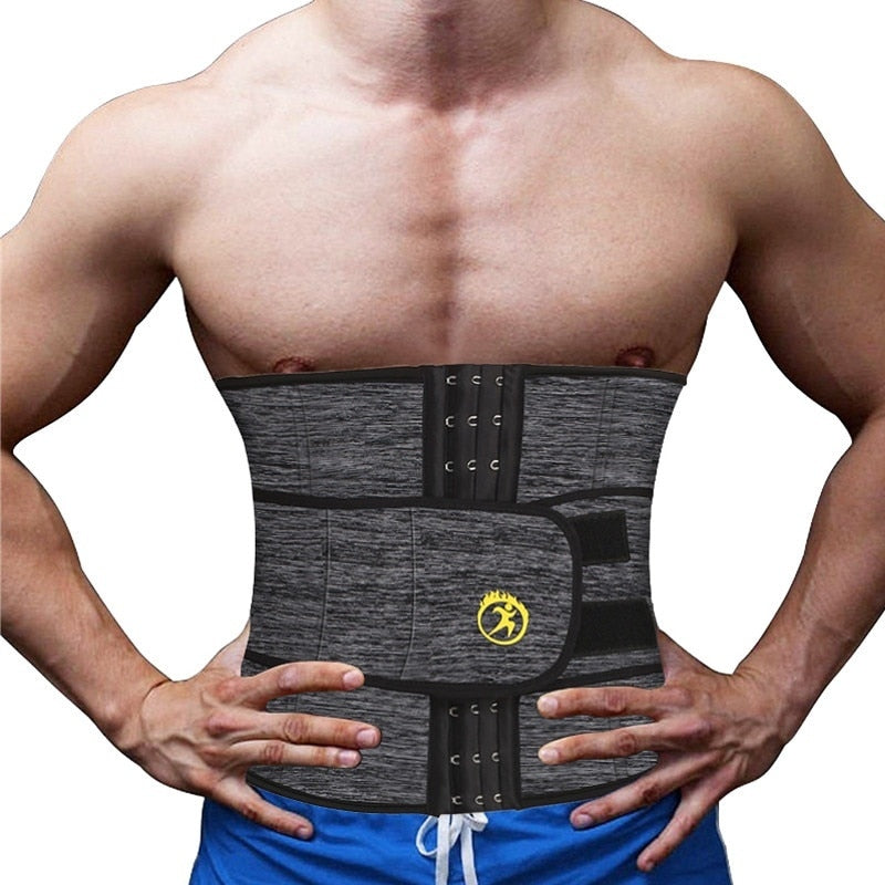 Sexywg Men Waist Trainer Support Neoprene Sauna Suit Modeling Body Shaper Belt Weight Loss Cinchers Slim Faja Gym Workout Corset voguable