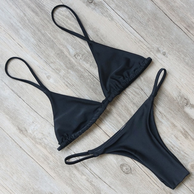 RUUHEE Brazilian Bikini Swimwear Women Swimsuit 2021 Micro Bikini Set Push Up Bathing Suit Beach Wear Maillot De Bain Femme voguable