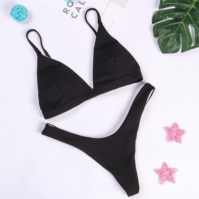 RUUHEE Brazilian Bikini Swimwear Women Swimsuit 2021 Micro Bikini Set Push Up Bathing Suit Beach Wear Maillot De Bain Femme voguable