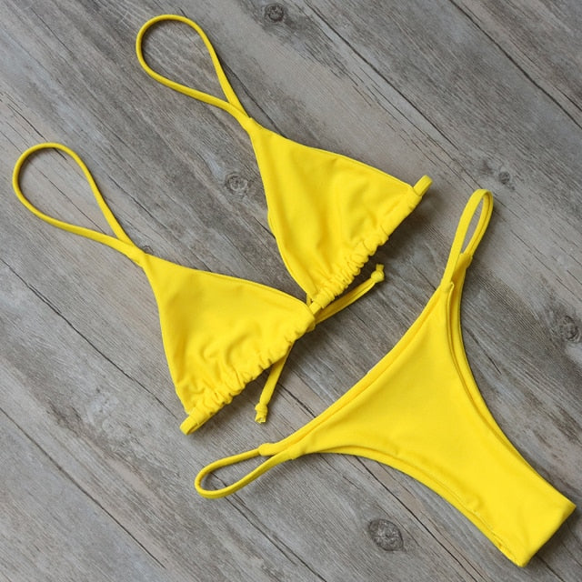 RUUHEE Brazilian Bikini Swimwear Women Swimsuit 2021 Micro Bikini Set Push Up Bathing Suit Beach Wear Maillot De Bain Femme voguable