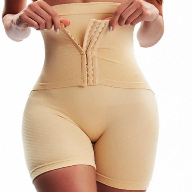 GUUDIA Women Waist Trainer Shapewear Tummy Control Body Shaper Shorts Hi-Waist Butt Lifter Thigh Slimmer Slimming Buckle Panties voguable