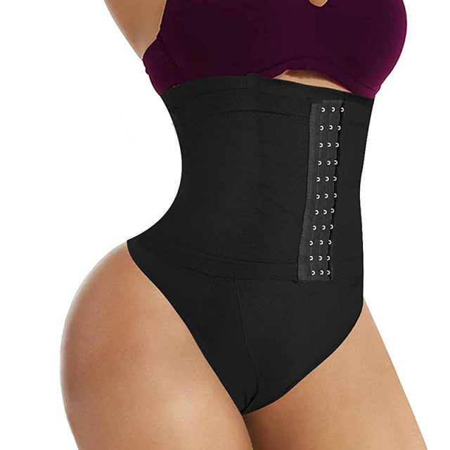 GUUDIA Women Waist Trainer Shapewear Tummy Control Body Shaper Shorts Hi-Waist Butt Lifter Thigh Slimmer Slimming Buckle Panties voguable