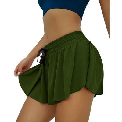Big Size Summer Running Shorts Women 2 In 1 Marathon Quick Dry Shorts Gym Loose Sport Shorts Breathable Yoga Gym Workout Shorts voguable