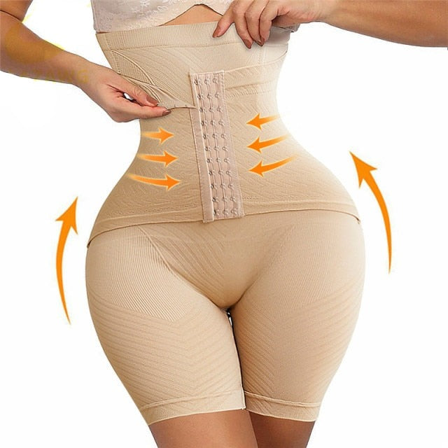 Butt Lifter Body Shaper Panties Firm Belly Tummy Control Shapewear Thigh Slimmer Girdle Shorts with Hook Waist Trainer voguable