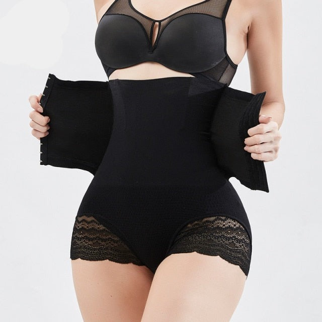 Butt Lifter Body Shaper Panties Firm Belly Tummy Control Shapewear Thigh Slimmer Girdle Shorts with Hook Waist Trainer voguable