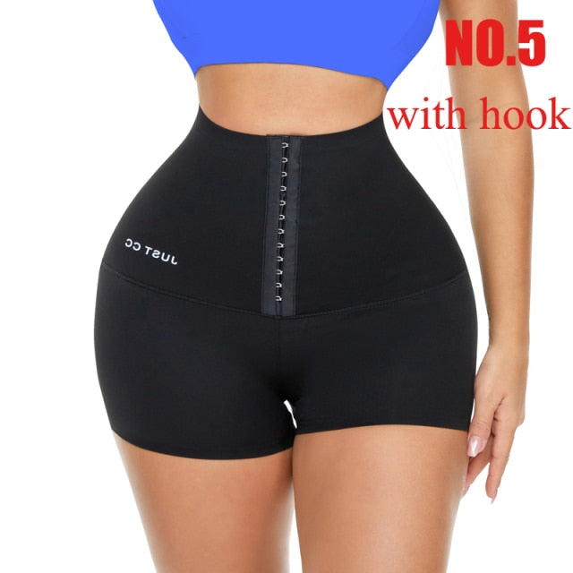 NINGMI Slimming Pants High Waist Trainer Legging Pant Women Body Shaper Sport Running Tummy Control Panties Shapewear Trousers voguable