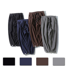 Voguable  New Loose Jogging Pants Men 2020 New Fashion Fleece Autumn Winter Warm Sweatpants Male Outdoor Straight Trousers Pantalon Hommes voguable