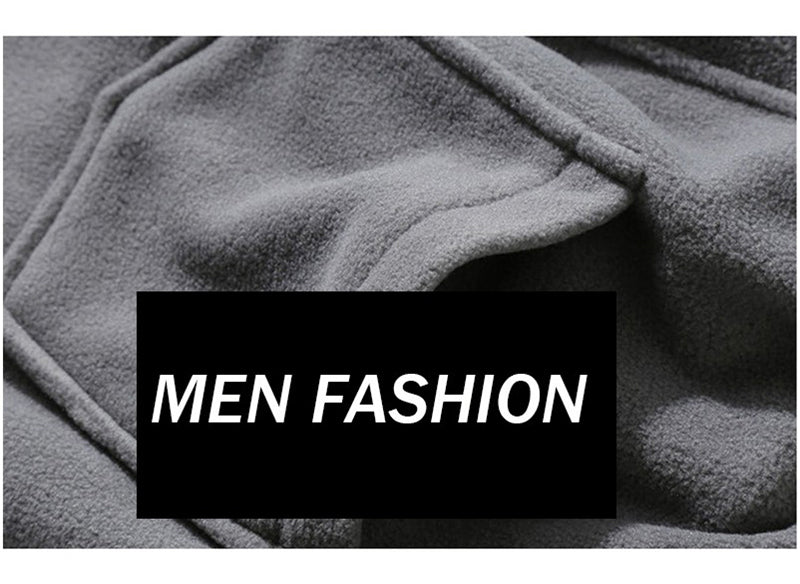 Voguable  New Loose Jogging Pants Men 2020 New Fashion Fleece Autumn Winter Warm Sweatpants Male Outdoor Straight Trousers Pantalon Hommes voguable