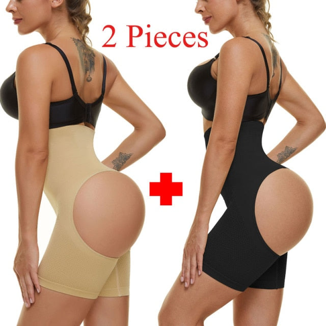 Slimming Body Shaper Waist Trainer Bodysuit Women Push Up Butt Lifter Strap Waist Cincher Tummy Control Panties Shapewear voguable