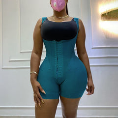 Women's corset Bodyshaper High Compression Garment Abdomen Control Double Bodysuit Waist Trainer Open Bust Fajas voguable