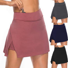 Yoga Shorts Sports Women Slim Fit High Waist Short Skirt Fitness Yoga Short Summer Running Tennis Legging Workout Gym Shorts voguable