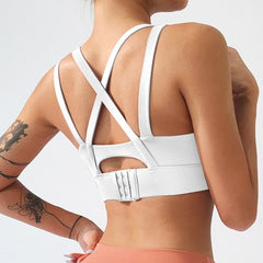 Cloud Hide Sports Bra Women Push Up Underwear Fitness Yoga Tank Crop Top Bras Athletic Vest Gym Shirt Sport Running Sportswear voguable