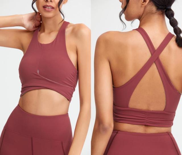 Cloud Hide Sports Bra Women Push Up Underwear Fitness Yoga Tank Crop Top Bras Athletic Vest Gym Shirt Sport Running Sportswear voguable