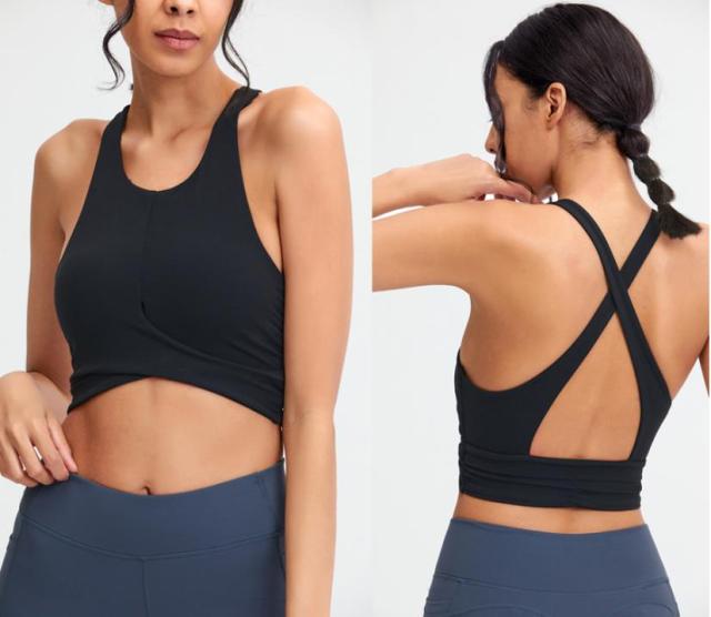 Cloud Hide Sports Bra Women Push Up Underwear Fitness Yoga Tank Crop Top Bras Athletic Vest Gym Shirt Sport Running Sportswear voguable