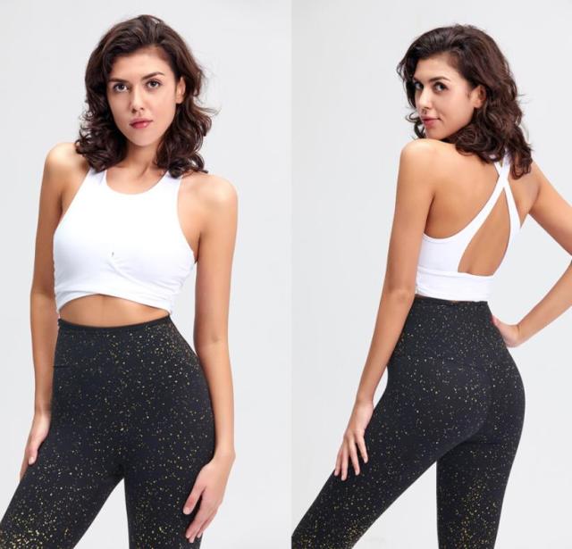 Cloud Hide Sports Bra Women Push Up Underwear Fitness Yoga Tank Crop Top Bras Athletic Vest Gym Shirt Sport Running Sportswear voguable