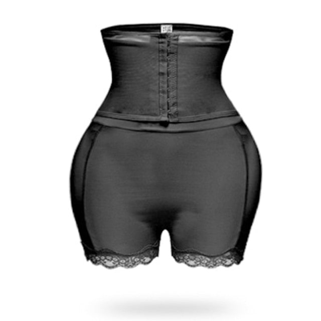 Sexy Big Ass Hip Enhancer Padded Fake Butt Lifter Body Shaper with Hooks High Waist Trainer Slimming Tummy Control Panties S-6XL voguable
