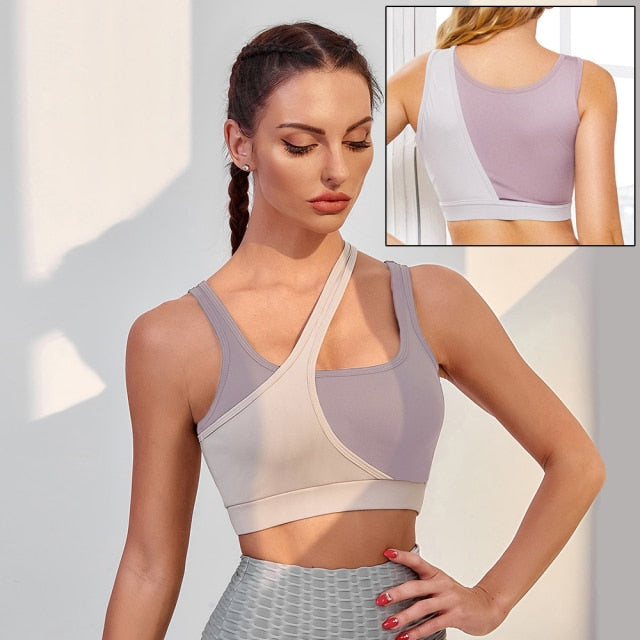 Cloud Hide HOT Women Sports Bra Sexy Yoga Tank Crop Top Underwear Push Up Bras Athletic Vest Gym Girls Fitness Shirt Sportswear voguable
