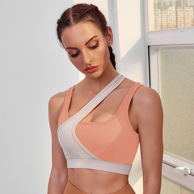 Cloud Hide HOT Women Sports Bra Sexy Yoga Tank Crop Top Underwear Push Up Bras Athletic Vest Gym Girls Fitness Shirt Sportswear voguable