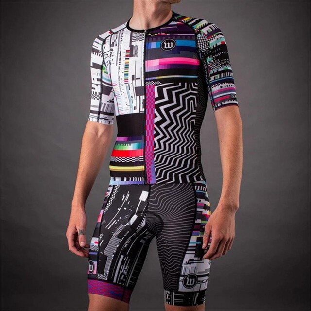 2021 wattie ink triathlon jersey skinsuit cycling mens bicycle sports ciclismo body set splash clothes MTB speed suit jumpsuit voguable