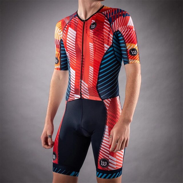 2021 wattie ink triathlon jersey skinsuit cycling mens bicycle sports ciclismo body set splash clothes MTB speed suit jumpsuit voguable