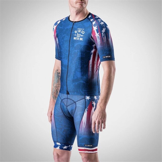2021 wattie ink triathlon jersey skinsuit cycling mens bicycle sports ciclismo body set splash clothes MTB speed suit jumpsuit voguable