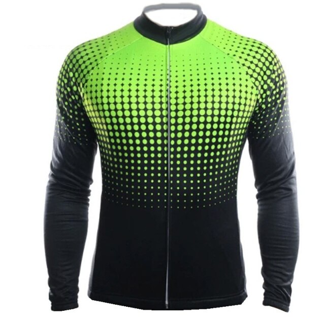 Voguable Men Long Sleeve Cycling Jersey Bicycle Bike Clothing MTB Bib Sports Shirt Team Pro Motocross Mountain Road Tight Top Jacket 2021 voguable