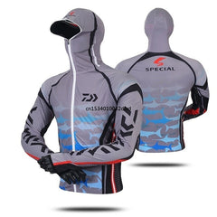 New DAIWA Fishing Clothing Men Long Sleeve Quick Dry Fishing Shirts Outdoor Sports FIshing Clothes Zipper DAWA Fishing Jackets voguable
