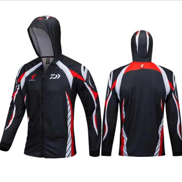 New DAIWA Fishing Clothing Men Long Sleeve Quick Dry Fishing Shirts Outdoor Sports FIshing Clothes Zipper DAWA Fishing Jackets voguable