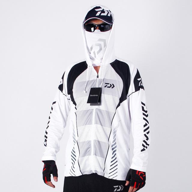 New DAIWA Fishing Clothing Men Long Sleeve Quick Dry Fishing Shirts Outdoor Sports FIshing Clothes Zipper DAWA Fishing Jackets voguable