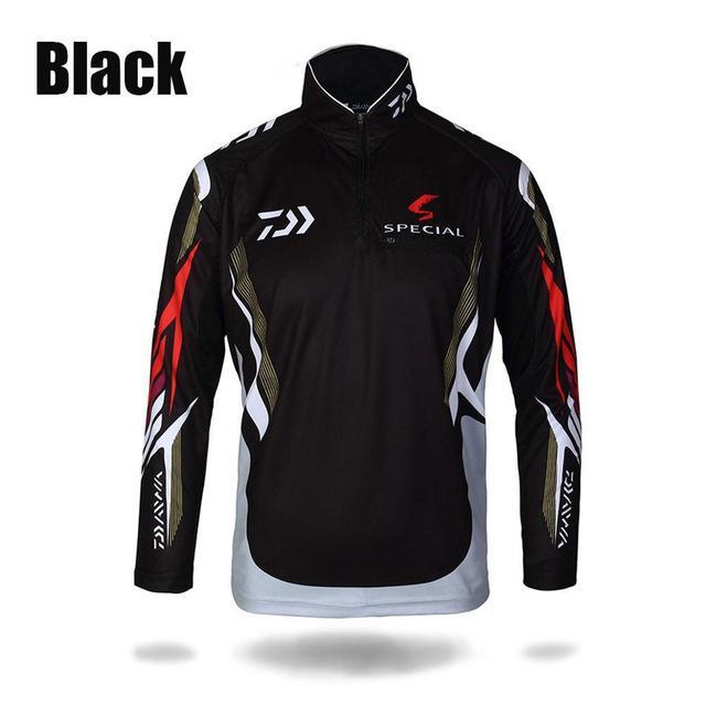 New DAIWA Fishing Clothing Men Long Sleeve Quick Dry Fishing Shirts Outdoor Sports FIshing Clothes Zipper DAWA Fishing Jackets voguable