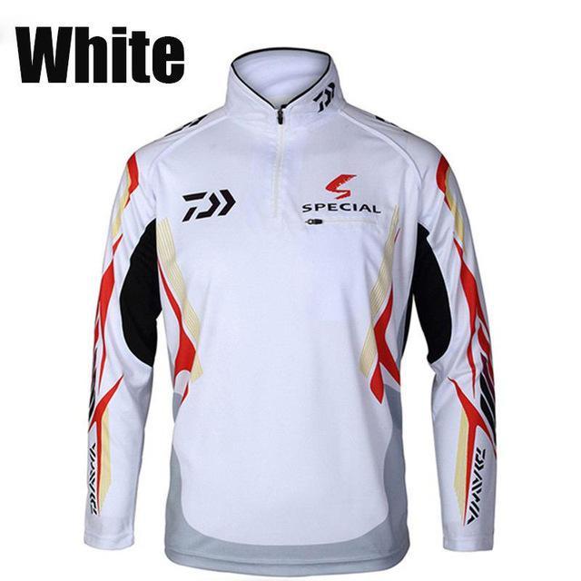 New DAIWA Fishing Clothing Men Long Sleeve Quick Dry Fishing Shirts Outdoor Sports FIshing Clothes Zipper DAWA Fishing Jackets voguable