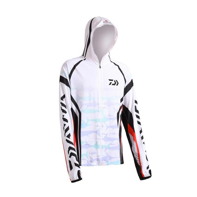 New DAIWA Fishing Clothing Men Long Sleeve Quick Dry Fishing Shirts Outdoor Sports FIshing Clothes Zipper DAWA Fishing Jackets voguable