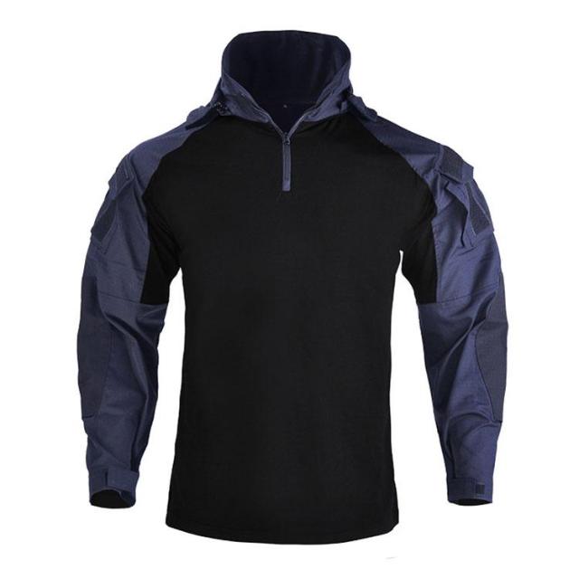 Voguable Outdoor Men's Hoody, Tactical Hunting Shirt Combat Uniform Camouflage Cool Hooded Long Sleeve Men's T-shirt Equipment voguable