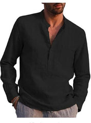Voguable 2021 Shirt Men's Shirt Summer Shirt Autumn Hot Shirt Men's Cotton Linen Shirt Linen Shirt Large Size Shirt Business Shirt voguable