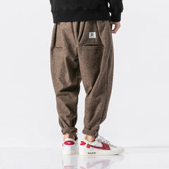 Voguable New Plaid Men's Jogging Sweatpants Winter Men Harem Pants Casual Big Size Harajuku Woman Cargo Pants Streetwear Dropshipping voguable